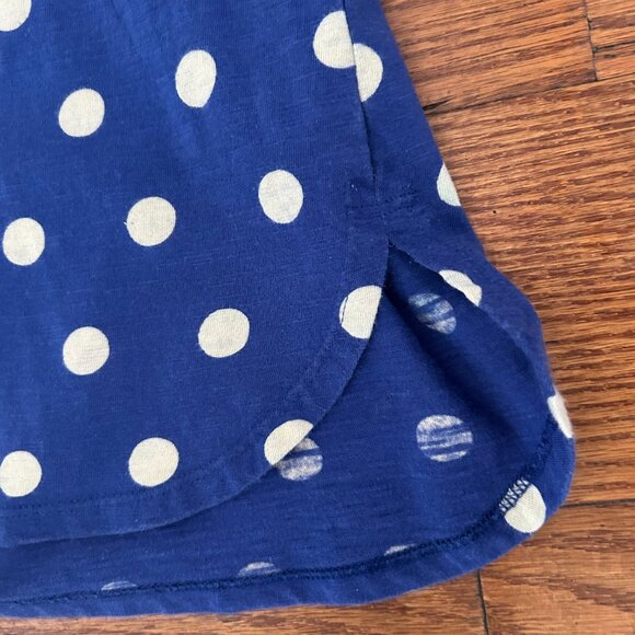 Coldwater Creek Blue Polka Dot 3/4 Sleeve Tunic Tee Size XL Size 16 - Picture 15 of 16
